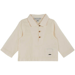 Cream Linen Blouse
