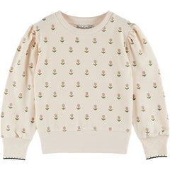 Floral Terry Sweatshirt
