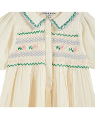 Hand Smocked Embroidered Dress