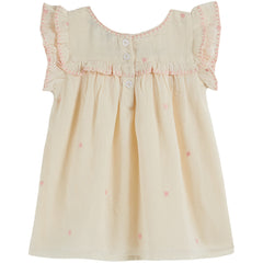 Heart Embroidered Baby Dress