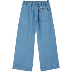 Wide Leg Denim Pants