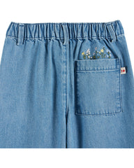Wide Leg Denim Pants
