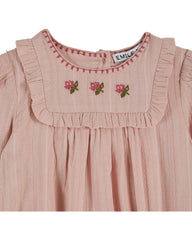 Floral Embroidered Romper