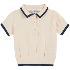 Pointelle Polo
