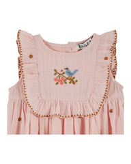 Embroidered Flowers Dress