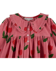 Loose Flounce Collar Dress