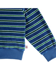 Velvet Striped Sweatshirt