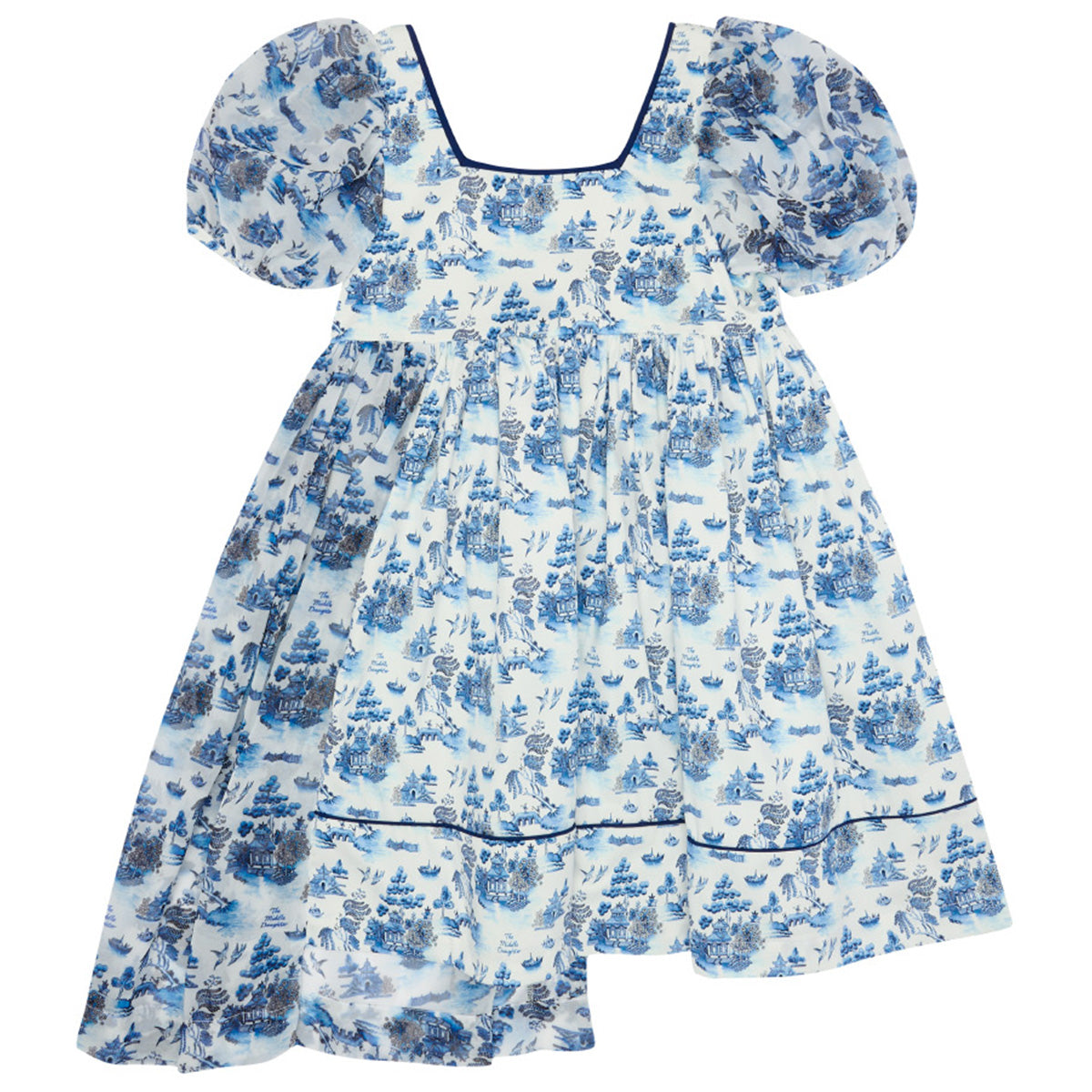 The Appetite For Change Dress from The Middle Daughter. Cotton poplin & chiffon mix dress in our own developed print.