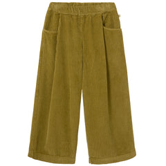 Cozmo The Aura Pants wide-leg corduroy trousers with adjustable waistband and front pleats