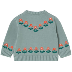 Flowers Baby Cardigan