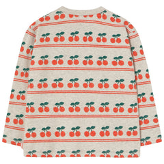 Cherry Pattern Rib Tee