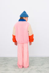 Color Block Polar Sherpa Jacket
