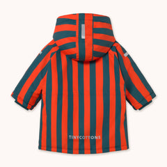 Red Stripes Snow Jacket - Summer Red