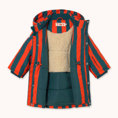Red Stripes Snow Jacket - Summer Red