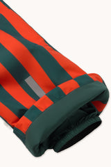 Red Stripes Snow Pant - Summer Red