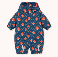 Mushrooms Baby and Toddler Snow One-Piece - Light Navy
