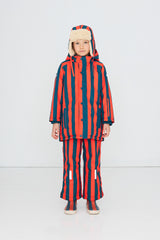 Red Stripes Chapka - Summer Red