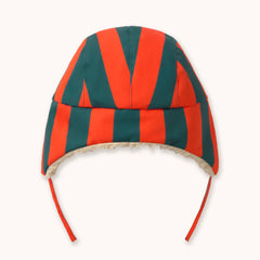 Red Stripes Chapka - Summer Red