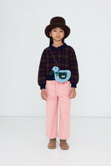 Solid Corduroy Pants - Dark Nude