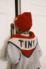 Tiny Stripes Bandana - Dark Red