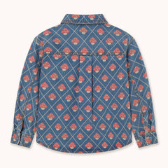 Mushroom Denim Shirt - Medium Wash