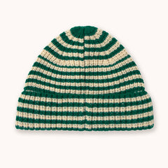 Stripes Beanie - Dark Green
