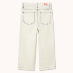 Contrast Blue Denim Pant - Off-White