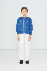 Contrast Blue Denim Pant - Off-White