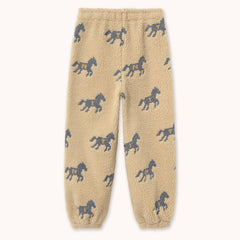 Horses Sherpa Sweatpant - Vanilla