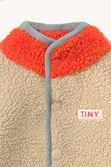 Color Block Sherpa One-Piece - Vanilla