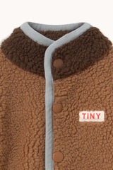 Color Block Sherpa One-Piece - Light Brown