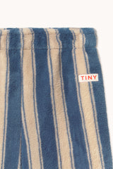Blue Retro Stripes Polar Sweatpant - Petrol Blue
