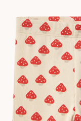 Mini Mushrooms Rib Baby Pant - Ivory
