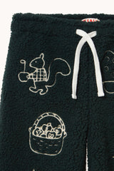 Tiny Apples Sherpa Sweatpant - Ink Blue