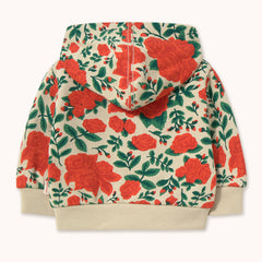 Roses Baby Hoodie - Dark Vanilla