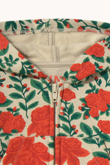 Roses Baby Hoodie - Dark Vanilla