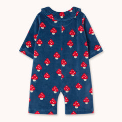 Mushrooms Baby and Toddler Snow One-Piece - Light Navy