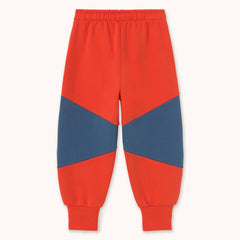 Tiny Color Block Sweatpant - Dark Red