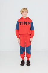 Tiny Color Block Sweatpant - Dark Red