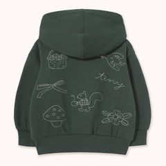 Tiny Apples Hoodie - Ink Blue