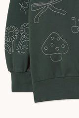 Tiny Apples Hoodie - Ink Blue