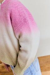 Brand C-Neck Dip Dye