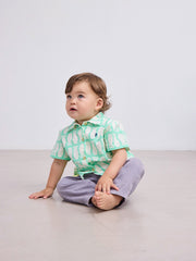 Lucky Fish All Over Woven Shirt
