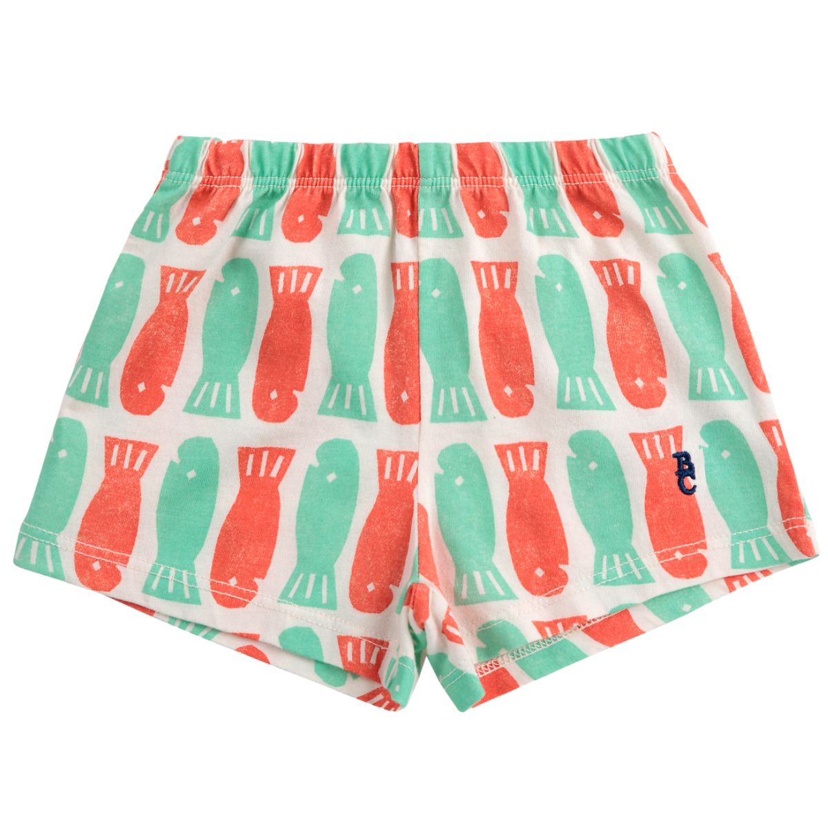 Lucky Fish All Over Shorts from Bobo Choses feature an elasticated waistband and delicate embroidery for a relaxed and stylish fit.
