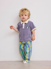 Multicolor Stripes Denim Pants