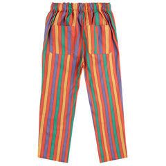 Multicolor Stripes Woven Pants