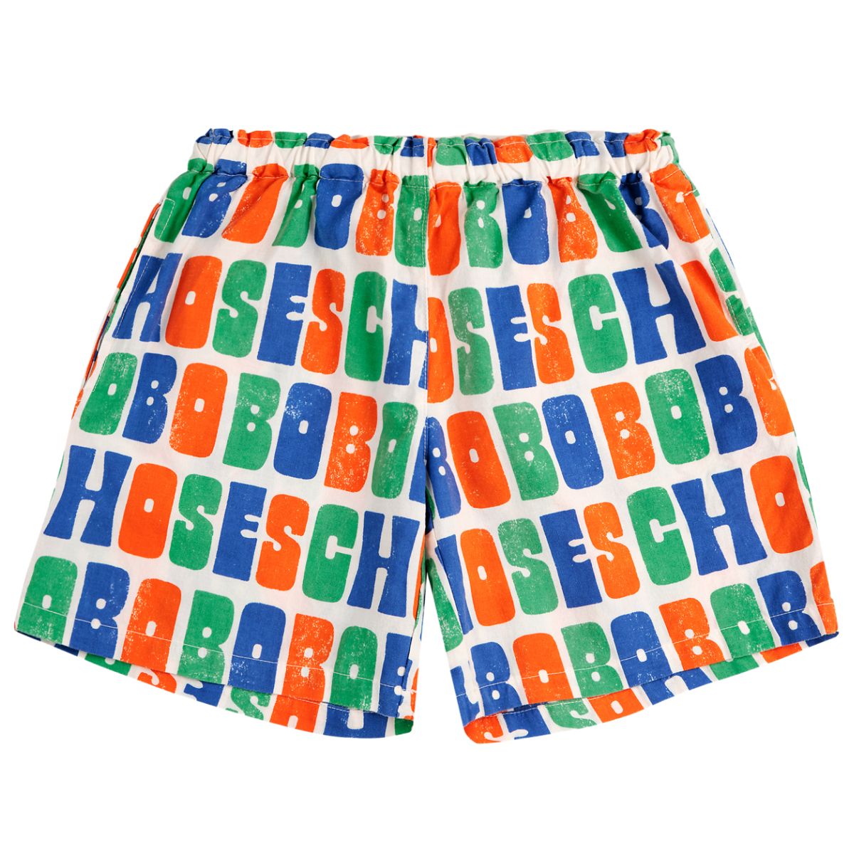 Multicolor Bobo Choses Woven Shorts from Bobo Choses with an elasticated waistband, loose fit, adjustable drawstring