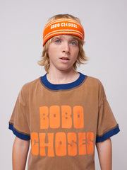Bobo Choses Orange Terry Towel Headband