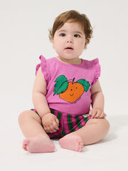 Baby Striped Terry Cloth Shorts