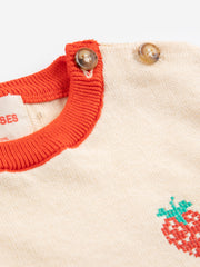 Pixel Strawberry Knitted Tee